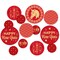 Big Dot of Happiness Lunar New Year - 2026 Year of the Horse Giant Circle Confetti - Party Decorations - Large Confetti 27 Count